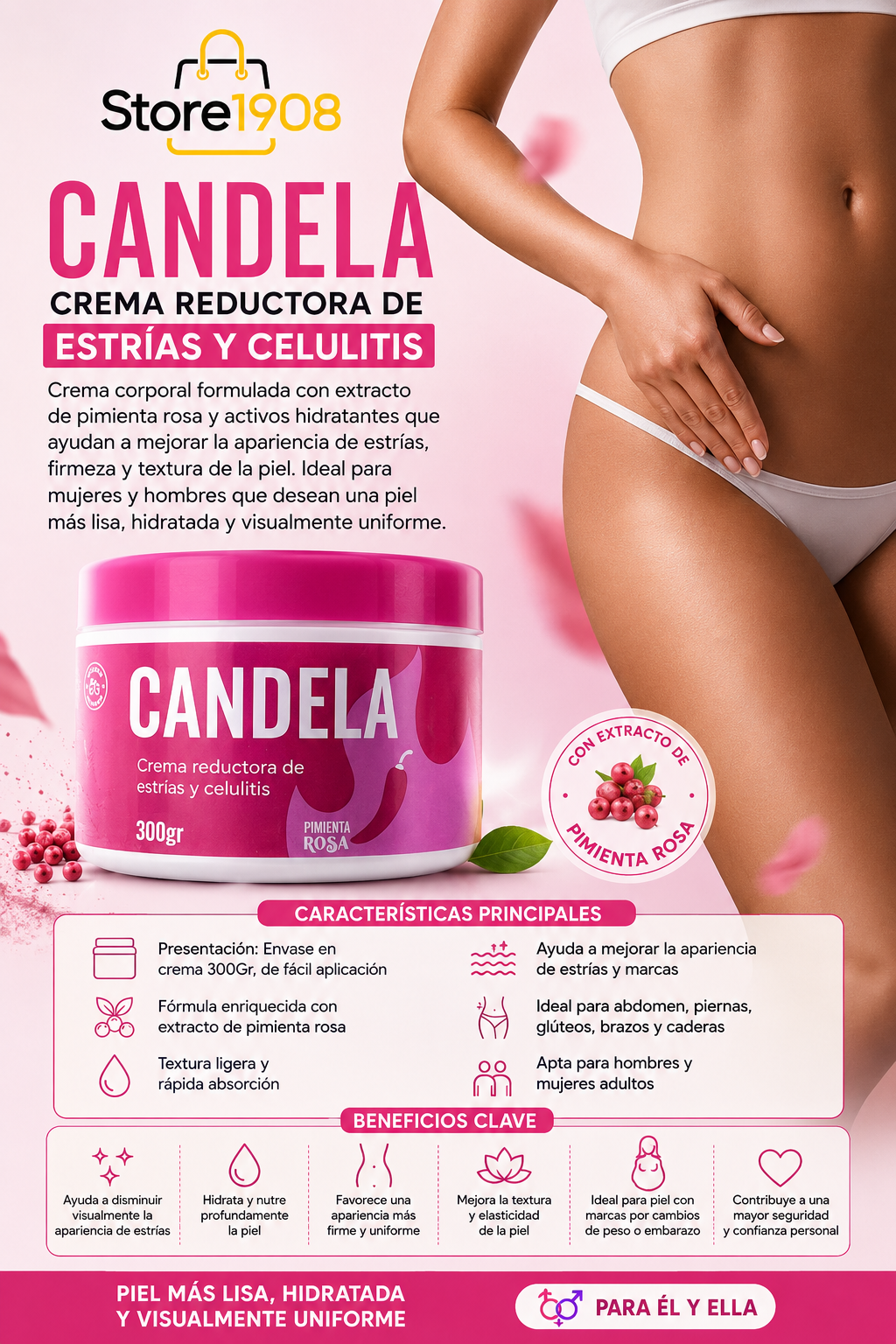 CREMA REDUCTORA - CANDELA