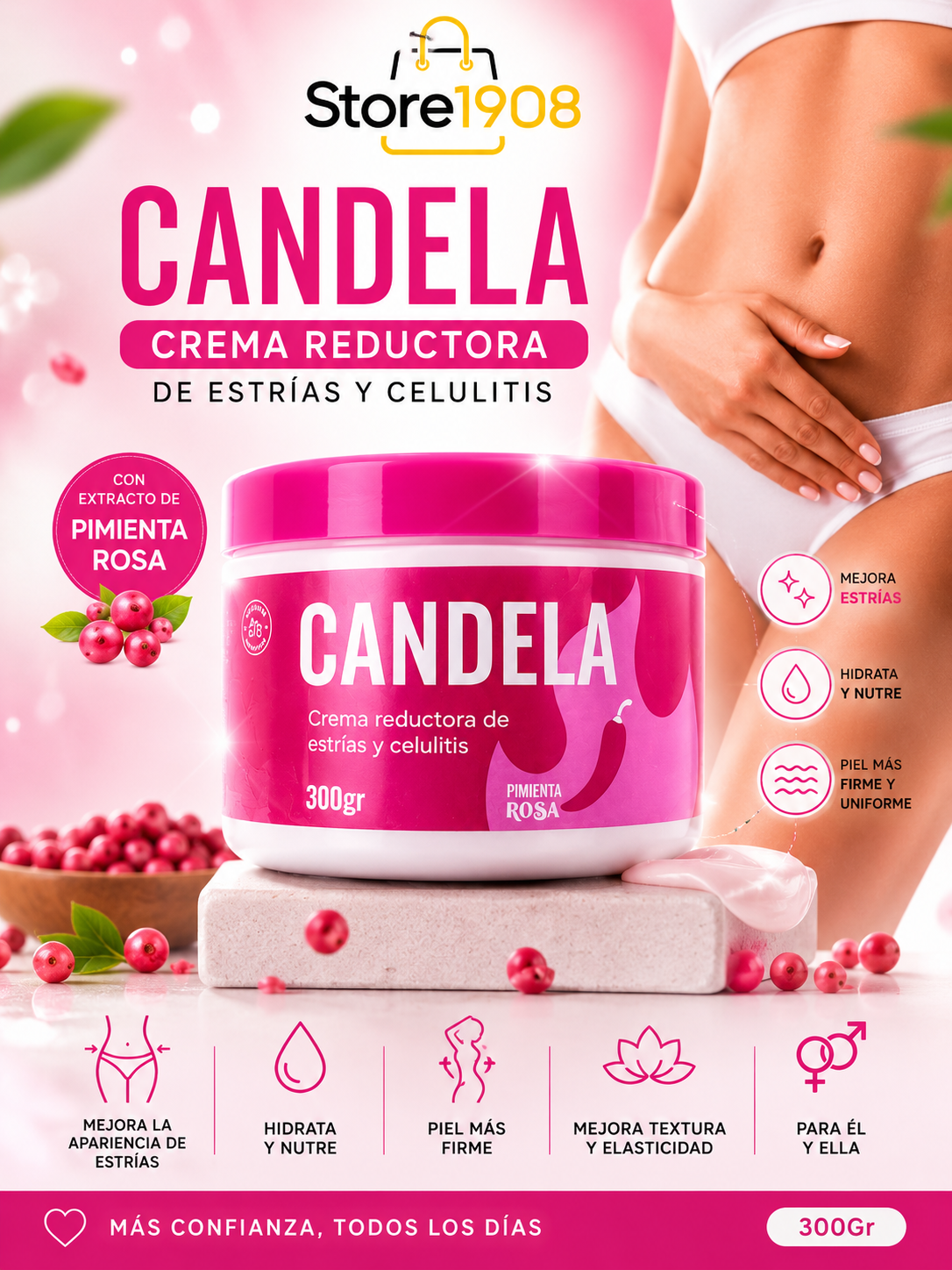 CREMA REDUCTORA - CANDELA